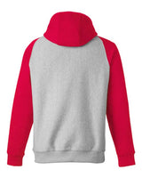 Team 365 Men's Zone HydroSport Heavyweight Colorblock Hooded Sweatshirt-2