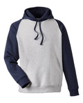 Team 365 Men's Zone HydroSport Heavyweight Colorblock Hooded Sweatshirt-1