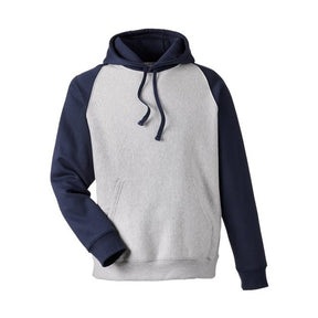 Team 365 Men's Zone HydroSport Heavyweight Colorblock Hooded Sweatshirt-1