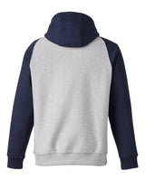 Team 365 Men's Zone HydroSport Heavyweight Colorblock Hooded Sweatshirt-2