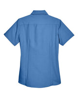 Harriton Women's Barbados Textured Camp Shirt-2