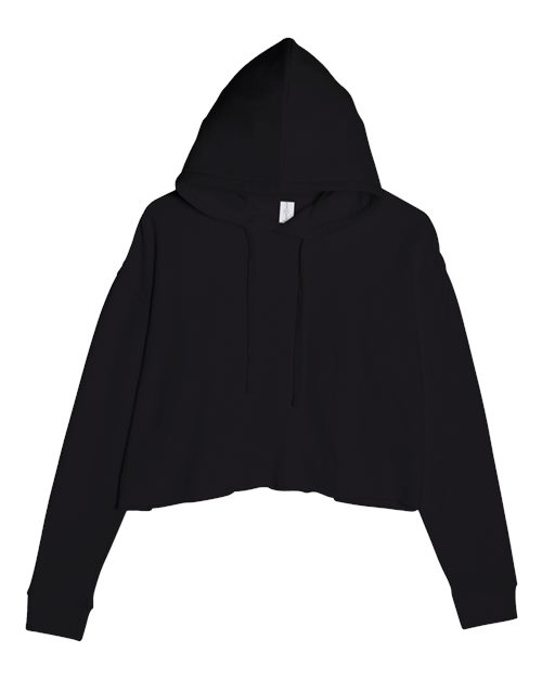 Lane Seven Women's Cropped Fleece Hooded Sweatshirt-1