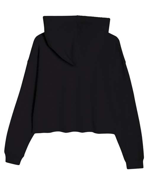 Lane Seven Women's Cropped Fleece Hooded Sweatshirt-2
