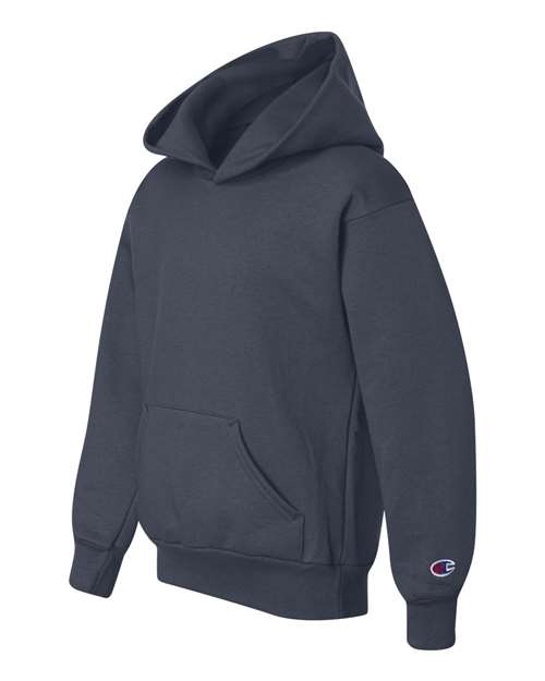 Champion Youth Powerblend Hooded Sweatshirt-2