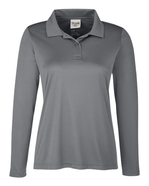 Team 365 Women's Zone Performance Long Sleeve Polo-1