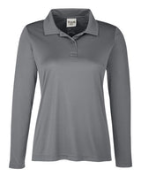 Team 365 Women's Zone Performance Long Sleeve Polo-1
