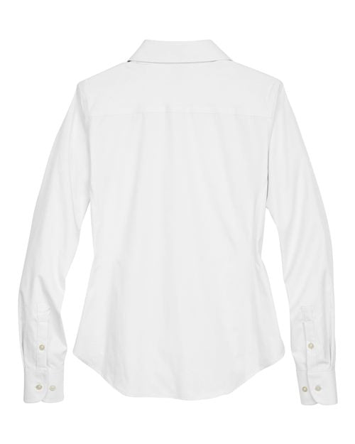 Devon & Jones Women's Crown Collection Oxford Woven Dress Shirt-2