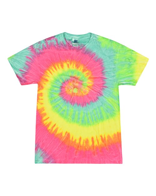 Colortone Men's Multi-Color Tie-Dyed T-Shirt