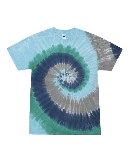Colortone Men's Multi-Color Tie-Dyed T-Shirt