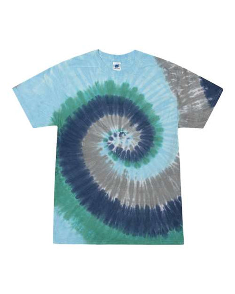 Colortone Men's Multi-Color Tie-Dyed T-Shirt