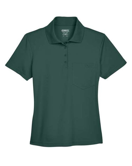 CORE365 Women's Origin Performance Piqué Polo with Pocket-1