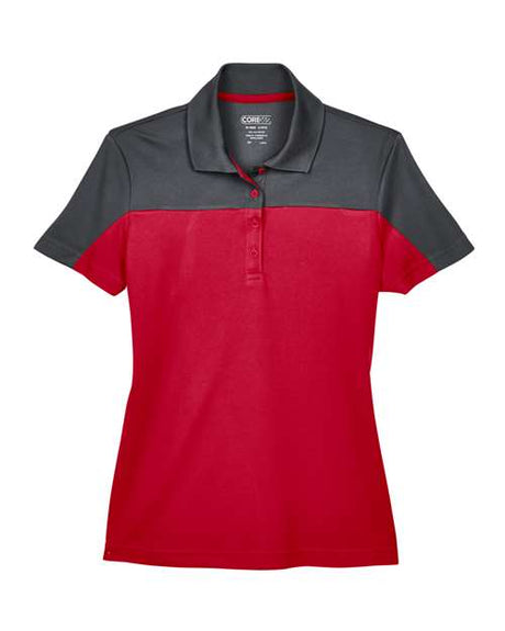 CORE365 Women's Balance Colorblock Performance Piqué Polo-1