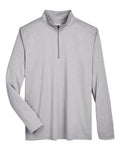 Team 365 Men's Zone Sonic Heather Performance Quarter-Zip Pullover-1