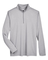 Team 365 Men's Zone Sonic Heather Performance Quarter-Zip Pullover-1