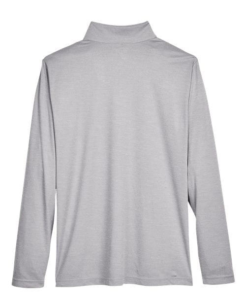 Team 365 Men's Zone Sonic Heather Performance Quarter-Zip Pullover-2