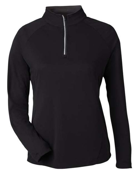 CORE365 Women's Origin Performance Pique Quarter-Zip Pullover-1