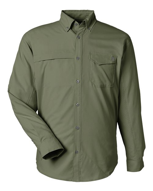 HUK Men's Tide Point Pocket Fishing Shirt-1