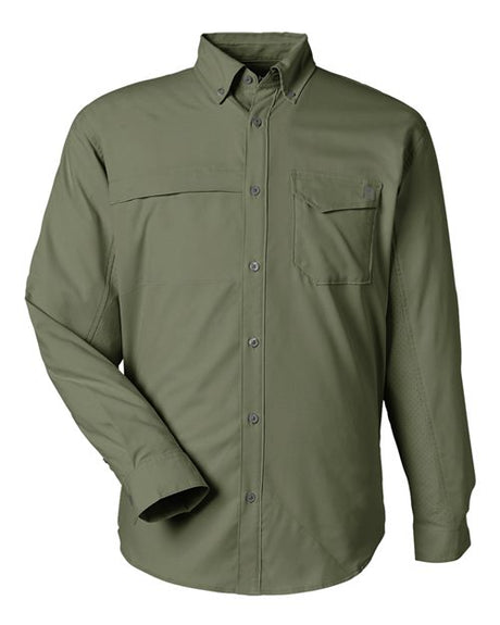HUK Men's Tide Point Pocket Fishing Shirt-1
