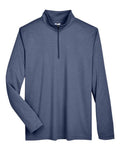 Team 365 Men's Zone Sonic Heather Performance Quarter-Zip Pullover-1