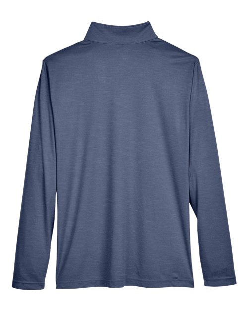 Team 365 Men's Zone Sonic Heather Performance Quarter-Zip Pullover-2