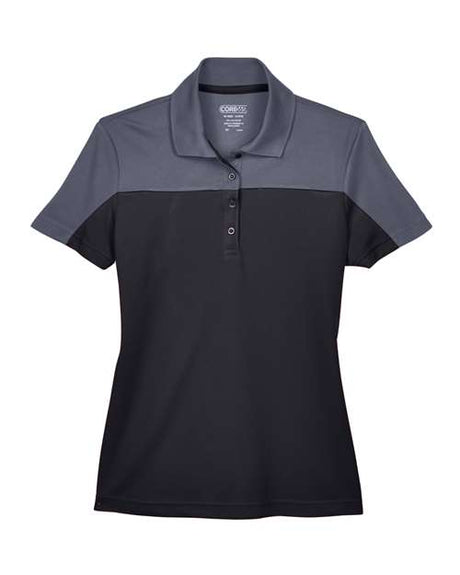 CORE365 Women's Balance Colorblock Performance Piqué Polo-1