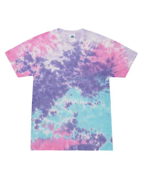 Colortone Men's Multi-Color Tie-Dyed T-Shirt