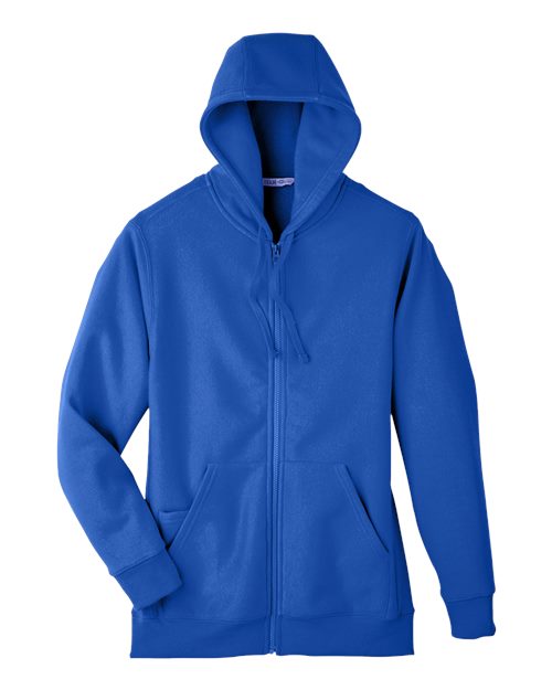 Team 365 Men's Zone HydroSport Heavyweight Full-Zip Hooded Sweatshirt-1