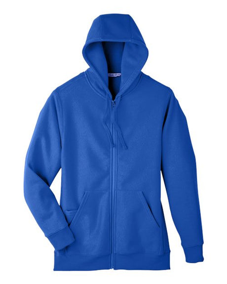 Team 365 Men's Zone HydroSport Heavyweight Full-Zip Hooded Sweatshirt-1