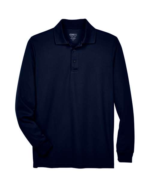 CORE365 Men's Pinnacle Performance Long Sleeve Piqué Polo-1