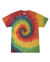 Colortone Men's Festival Tie-Dyed Burnout T-Shirt