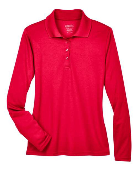 CORE365 Women's Pinnacle Performance Long Sleeve Piqué Polo-1