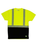 Berne Apparel Men's Hi-Vis Class 2 Color Blocked Pocket T-Shirt-1