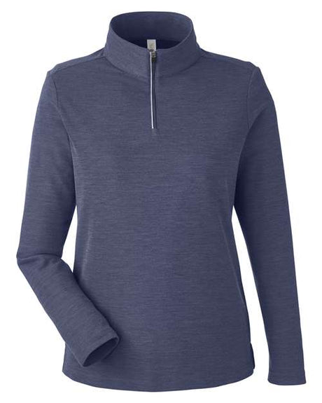 CORE365 Women's Fusion ChromaSoft Pique Quarter-Zip Pullover-1