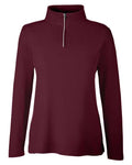 CORE365 Women's Fusion ChromaSoft Pique Quarter-Zip Pullover-1