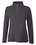 CORE365 Women's Fusion ChromaSoft Pique Quarter-Zip Pullover-1