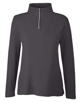 CORE365 Women's Fusion ChromaSoft Pique Quarter-Zip Pullover-1