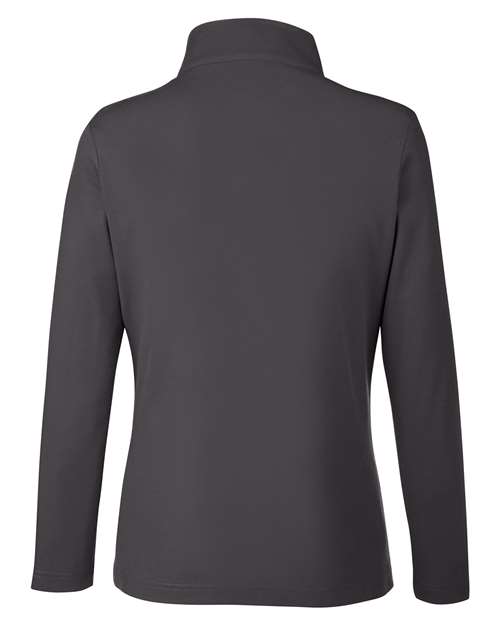 CORE365 Women's Fusion ChromaSoft Pique Quarter-Zip Pullover-2