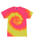 Colortone Men's Multi-Color Tie-Dyed T-Shirt