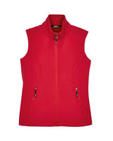 CORE365 Women's Cruise Two-Layer Fleece Bonded Soft Shell Vest-1