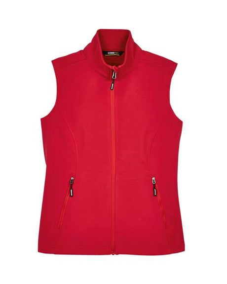 CORE365 Women's Cruise Two-Layer Fleece Bonded Soft Shell Vest-1