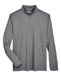 Team 365 Men's Zone Sonic Heather Performance Quarter-Zip Pullover-1
