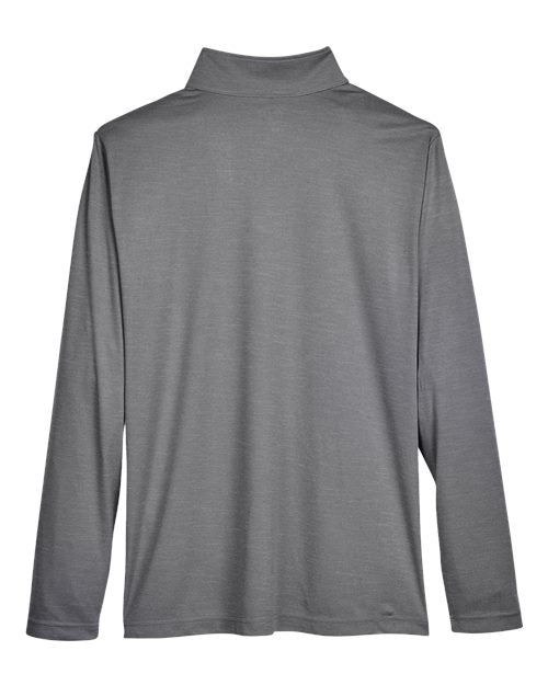 Team 365 Men's Zone Sonic Heather Performance Quarter-Zip Pullover-2
