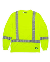 Berne Apparel Men's Hi-Vis Class 3 Performance Pocket T-Shirt