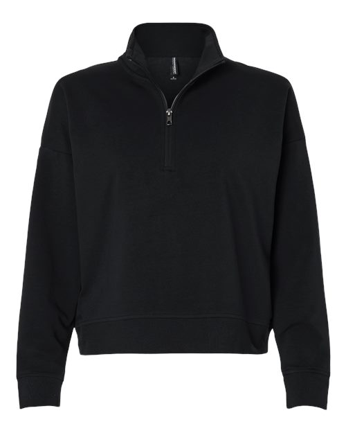 Independent Trading Co. Women's Perform Quarter-Zip Pullover-1