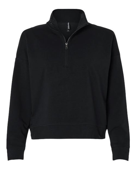 Independent Trading Co. Women's Perform Quarter-Zip Pullover-1