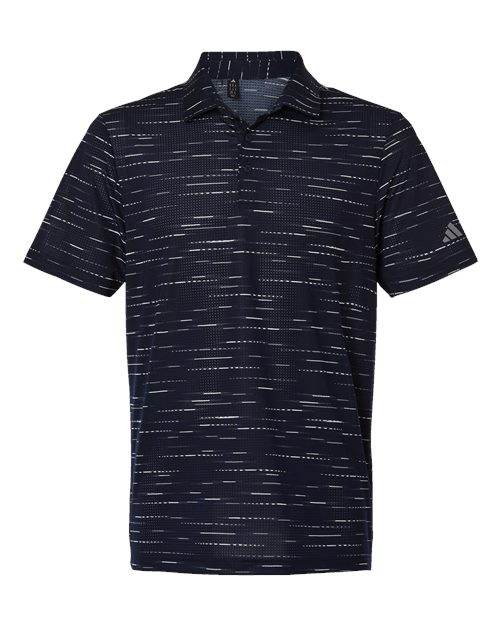 adidas Men's Ultimate365 Mesh Glimmer Print Polo-1