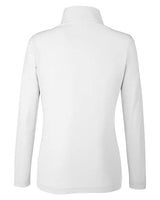 CORE365 Women's Fusion ChromaSoft Pique Quarter-Zip Pullover-2