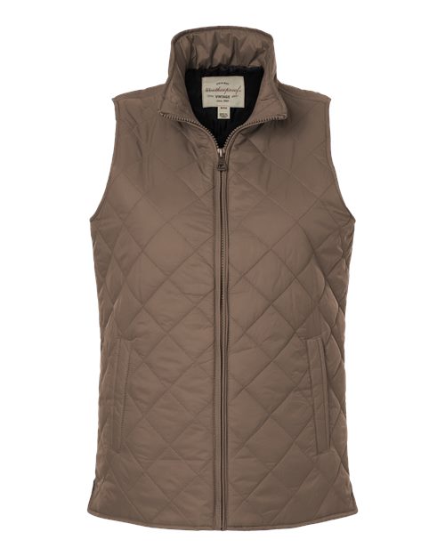Weatherproof Women's Vintage Diamond Quilted Vest-1