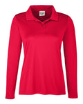 Team 365 Women's Zone Performance Long Sleeve Polo-1
