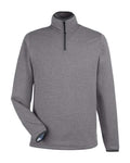 CORE365 Men's Venture Heathered Stripe Quarter-Zip Pullover-1
